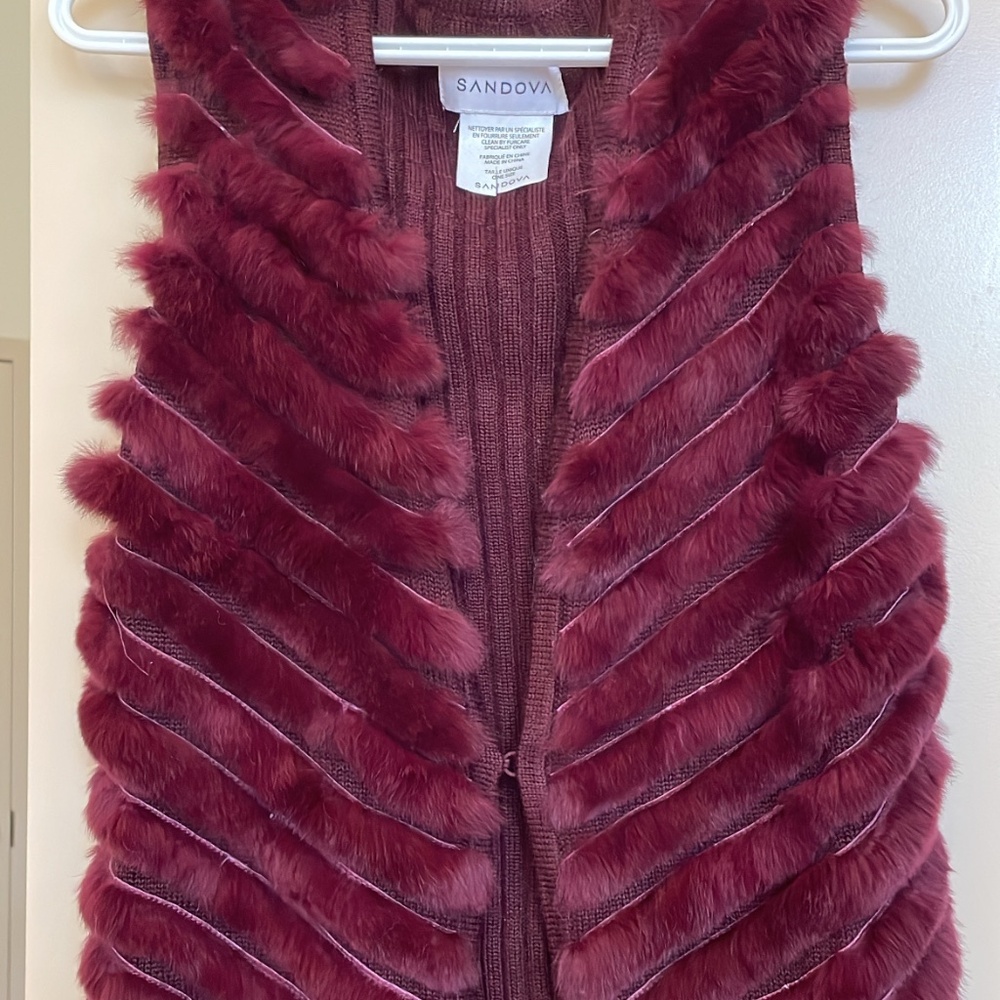 Genuine Rabbit Fur Vest